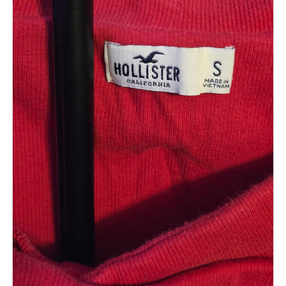 Hollister Ribbed Criss Cross Tank Top Women's‎ Size Small Red - Picture 2 of 8